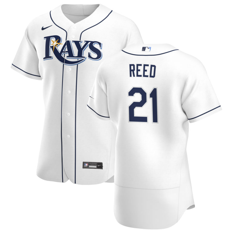 Tampa Bay Rays #21 Cody Reed Men Nike White Home 2020 Authentic Player MLB Jersey->tampa bay rays->MLB Jersey